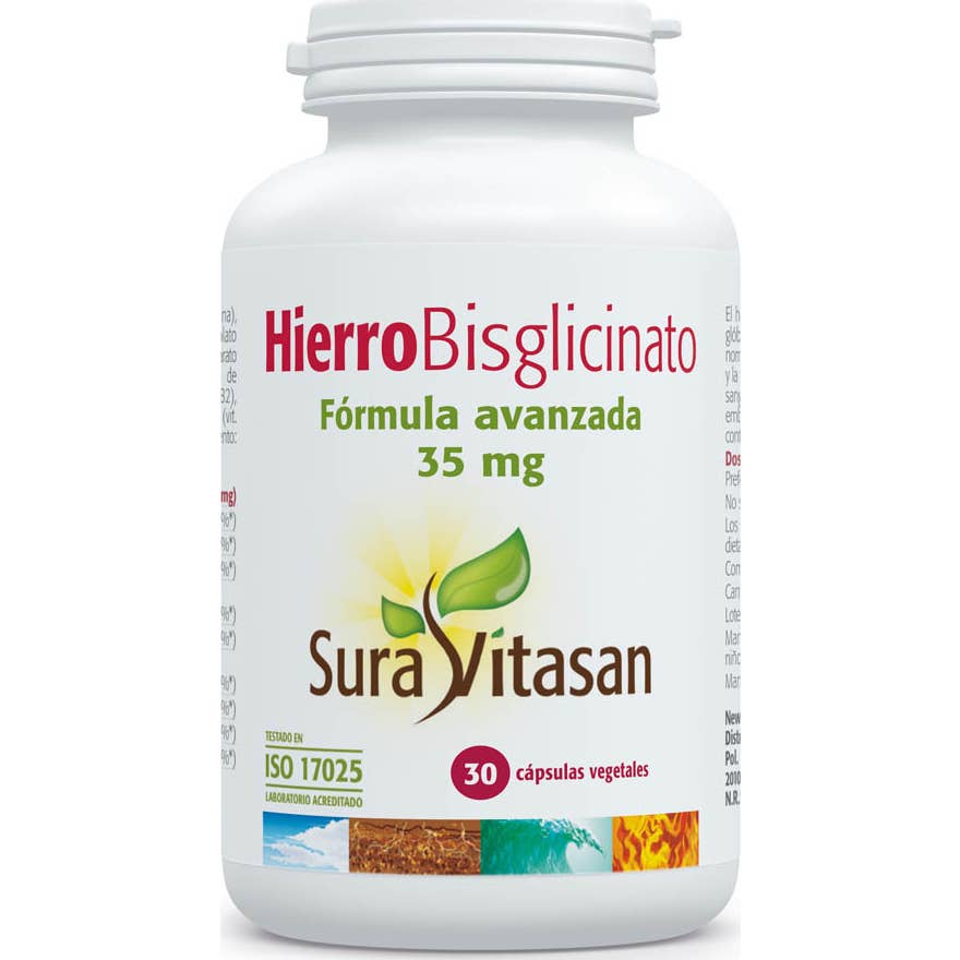 Sura Vitasan Hierro Bisglicinato 30 caps