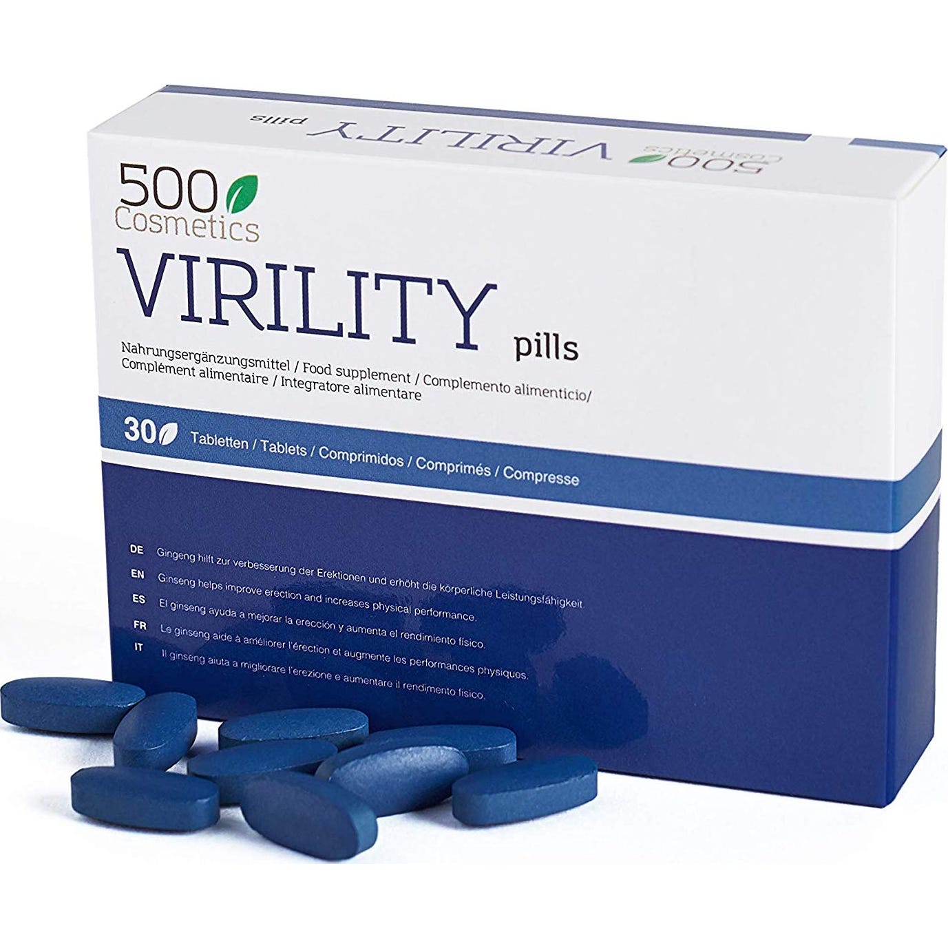 500 Cosmetics Virility 30Comp x2