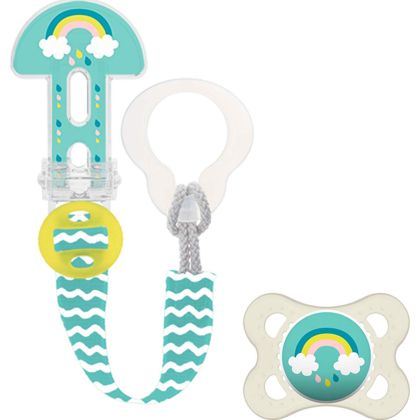 Mam Broche Chupete y Chupete Silicona Clip It! & Ori 1ud