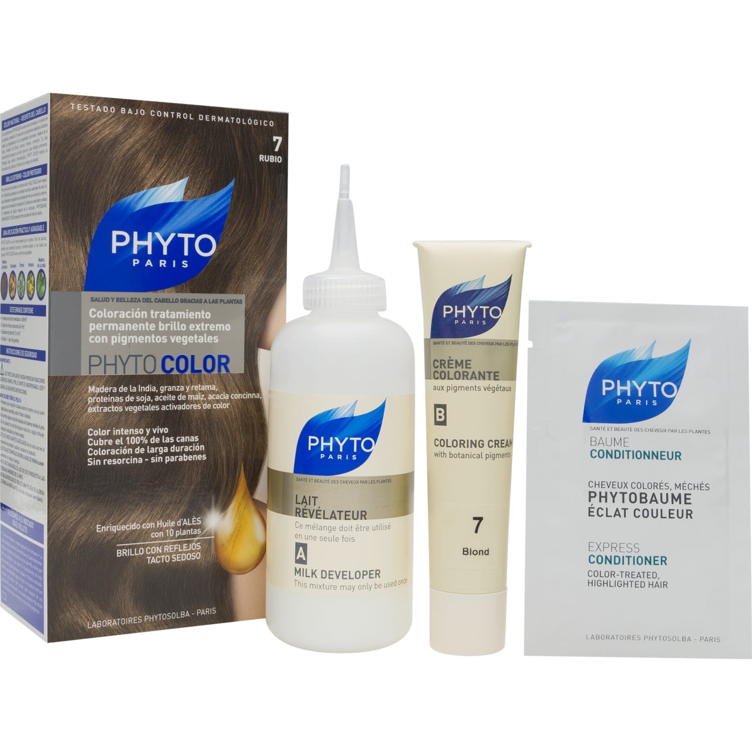 Phyto tinte color 7 rubio 1ud