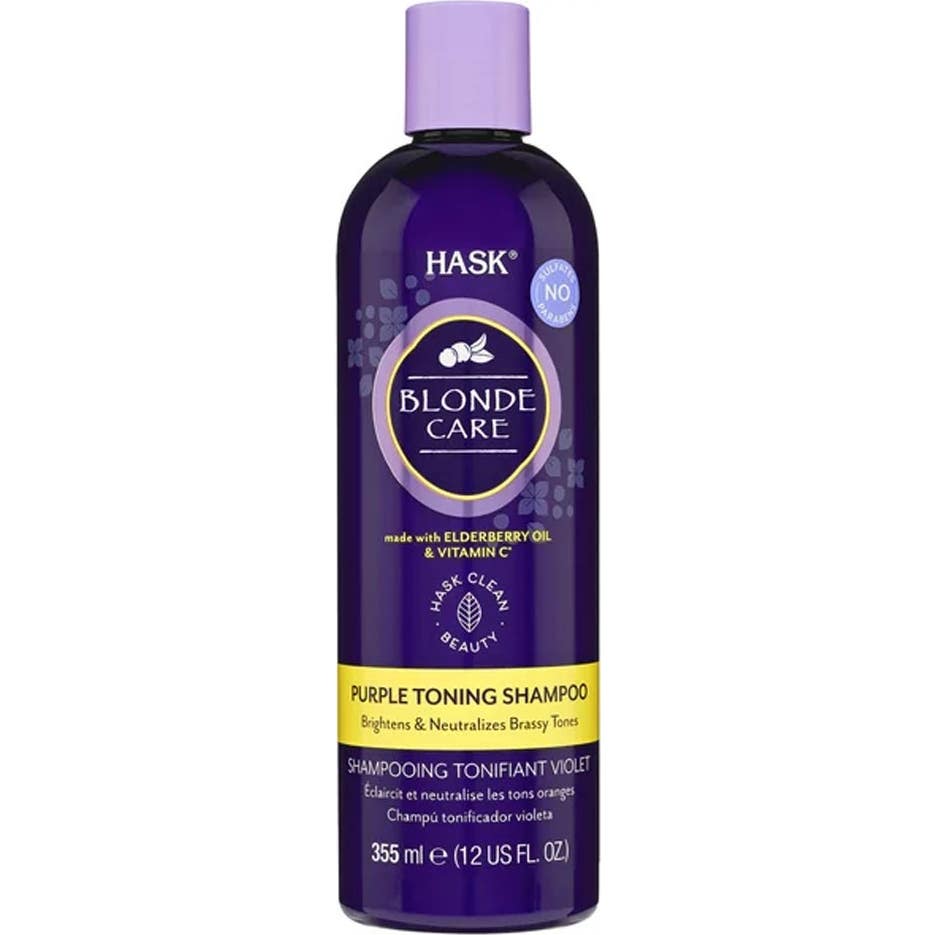 Hask Blonde Care Purple Toning Shampoo 355ml