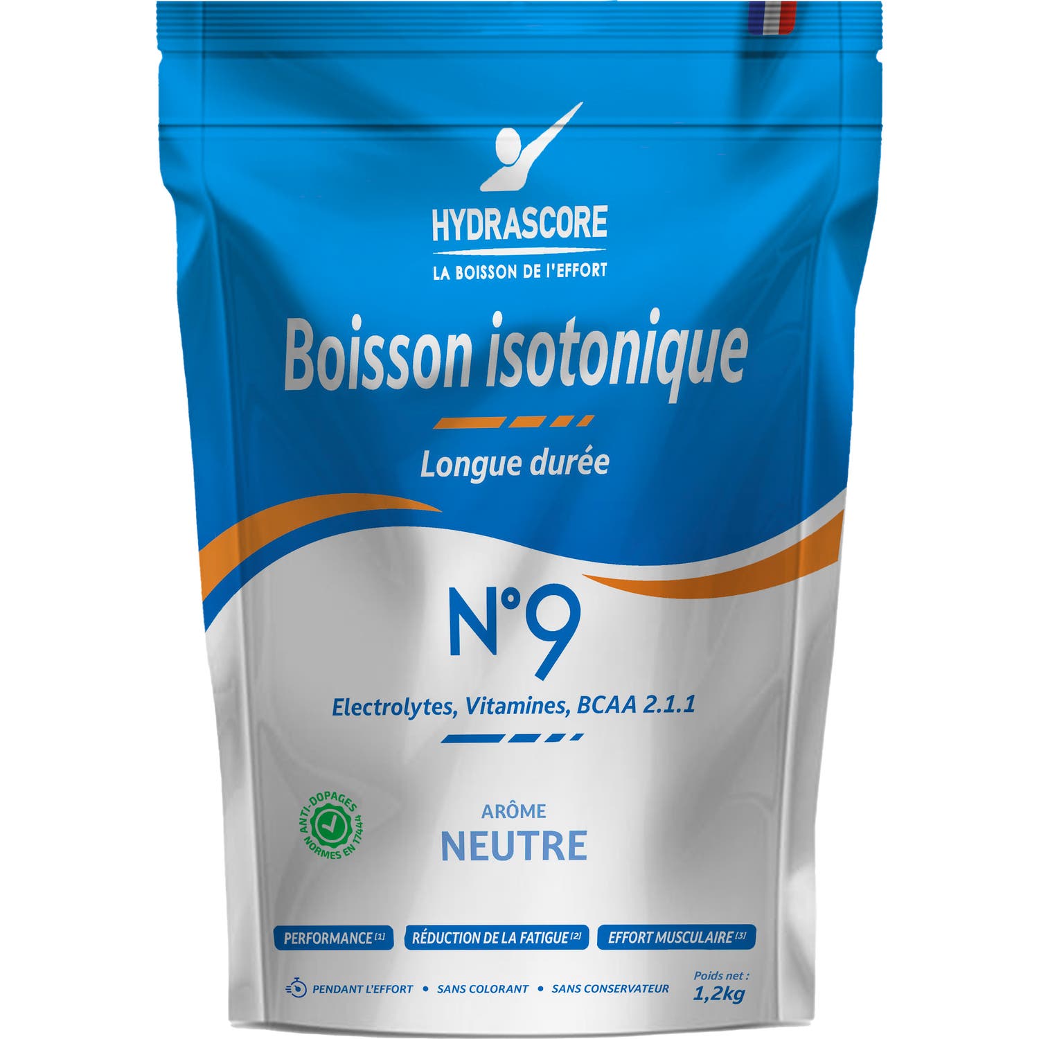 Hydrascore N°9 Neutro Bebida Energética Bcaa 1.200g