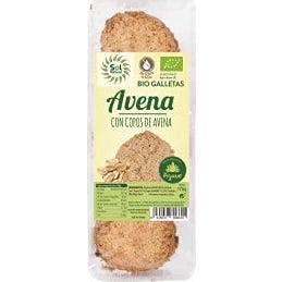 Sol Natural Galletas de Avena Y Agave Bio 175 g