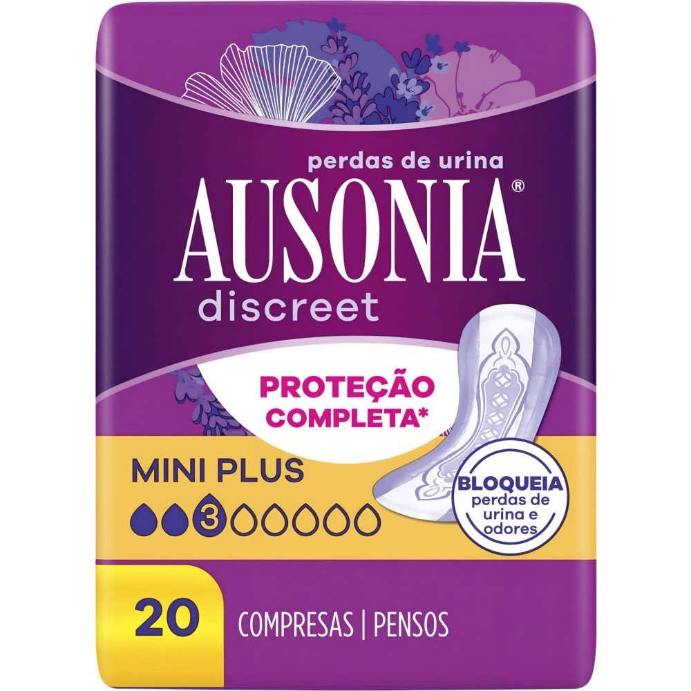 Ausonia Discreet Compresas Incontinencia Mini Plus 20uds