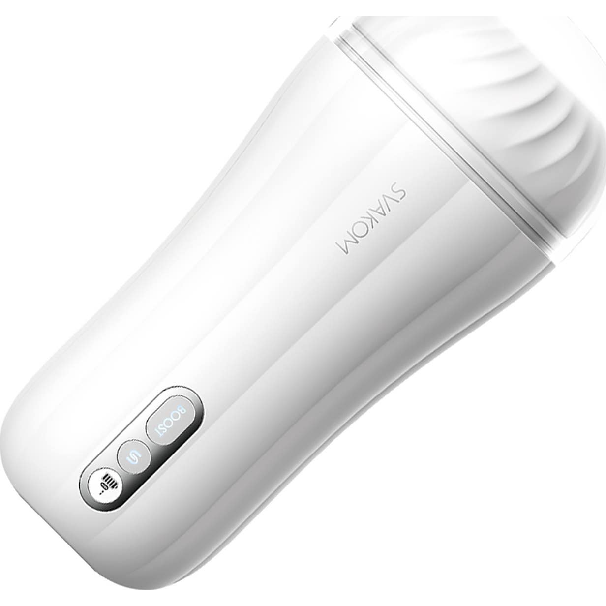 Svakom Robin Powerful Vibrating Masturbator White 1ud