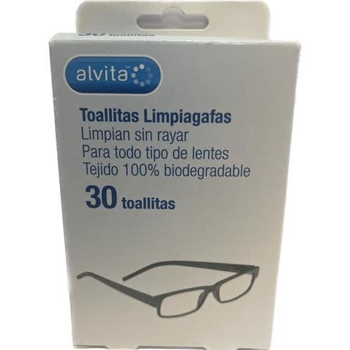 Alvita Toallitas Limpiagafas 30uds
