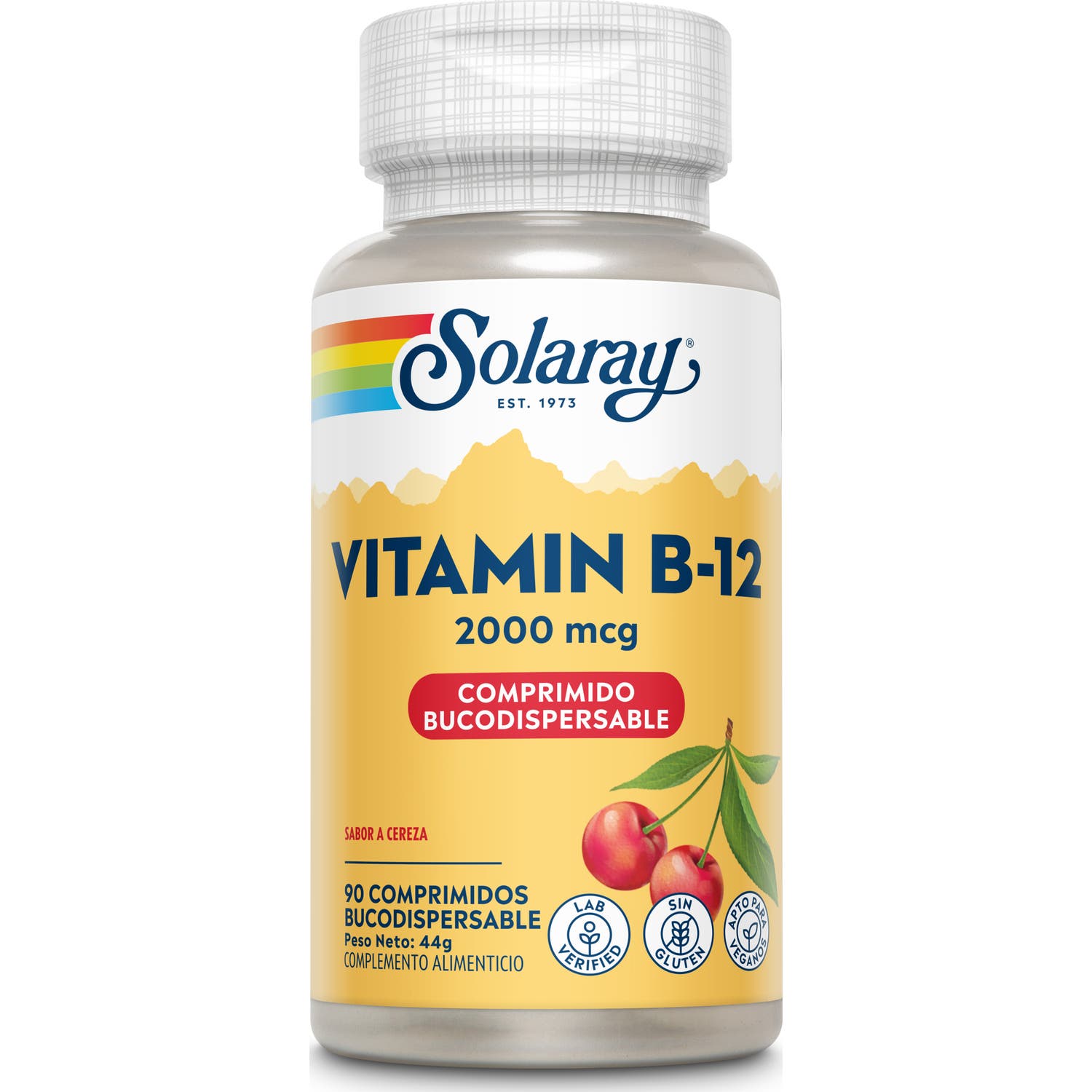 Solaray Vitamin B12 2000mcg 90 comp