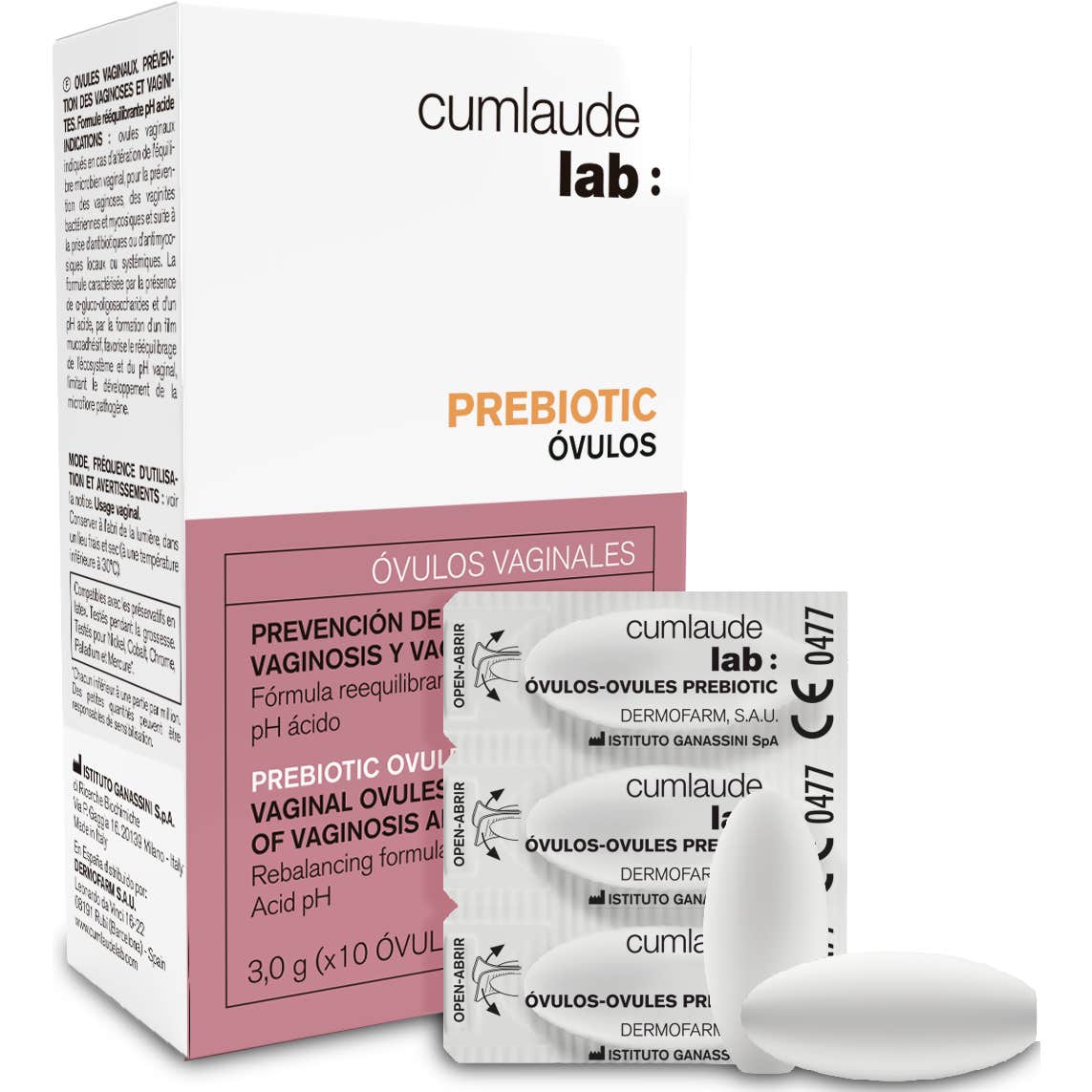 Cumlaude Lab Prebiotic Óvulos Vaginales 10uds