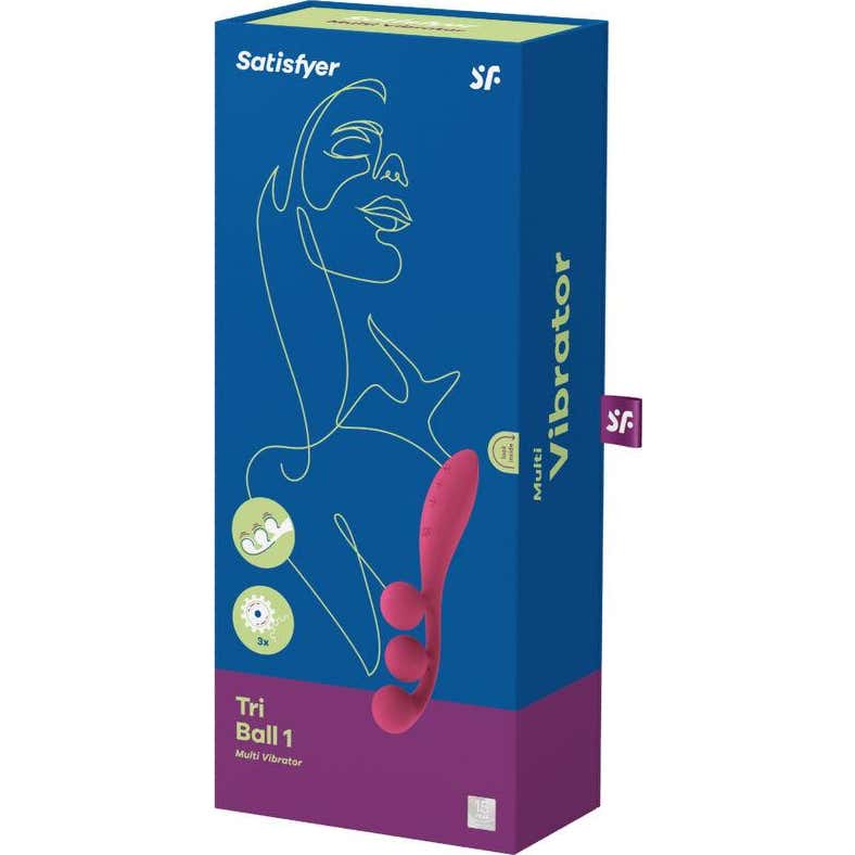 Satisfyer Tri Ball 1 Multi Vibrador Rojo 1ud
