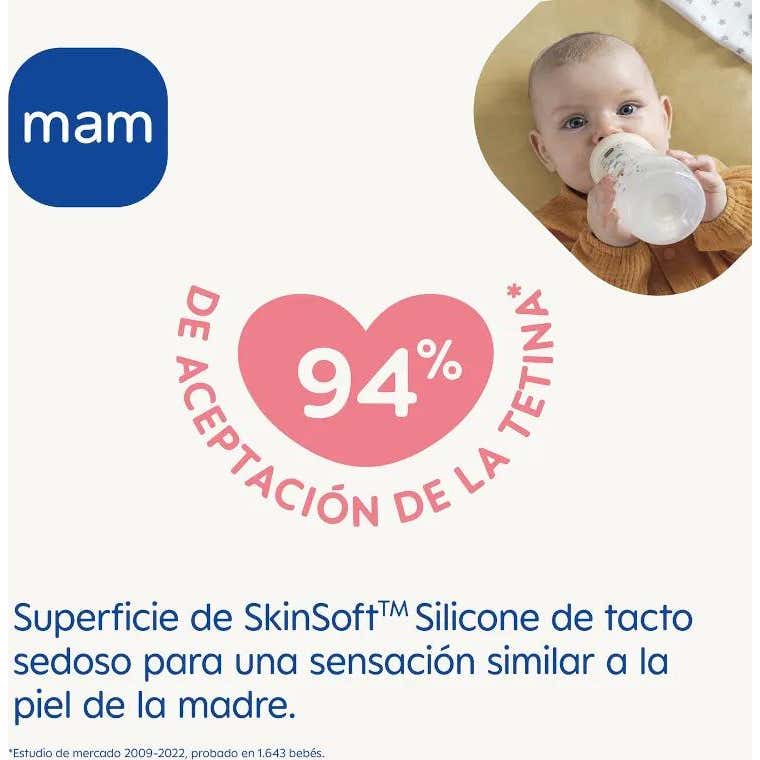 Nancare Azul Biberón Mam Easy Active 330 Ml