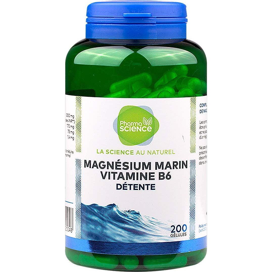 Pharmascience Magnesio Marino + Vitamina B6 200caps