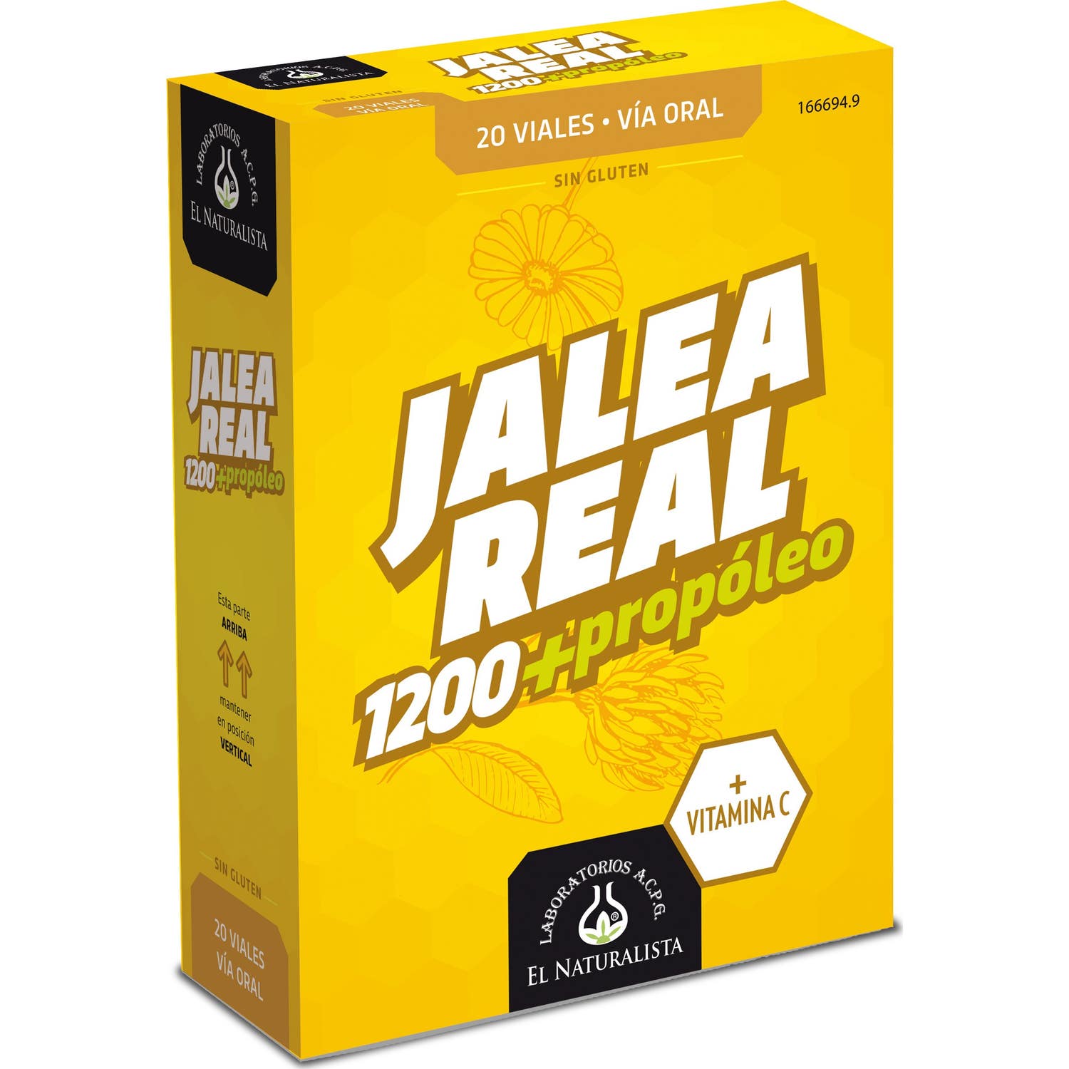 El Naturalista Jalea Real 1200 + Propóleo 20 viales