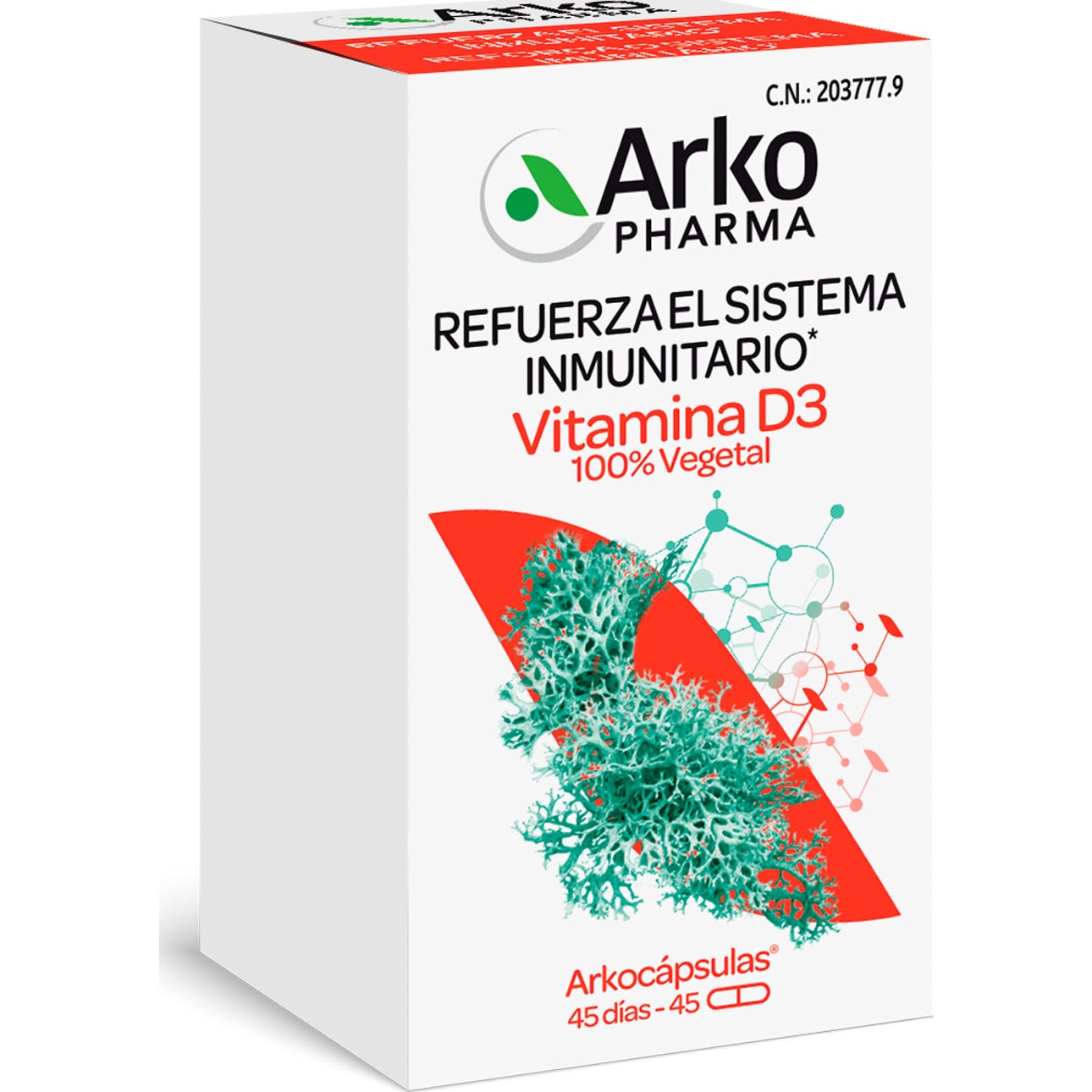 Arkopharma Arkocápsulas Vitamina D3 45caps
