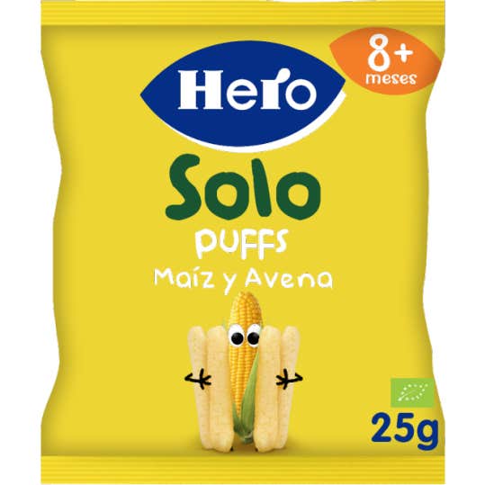 Hero Solo Puff Avena Maíz 25g