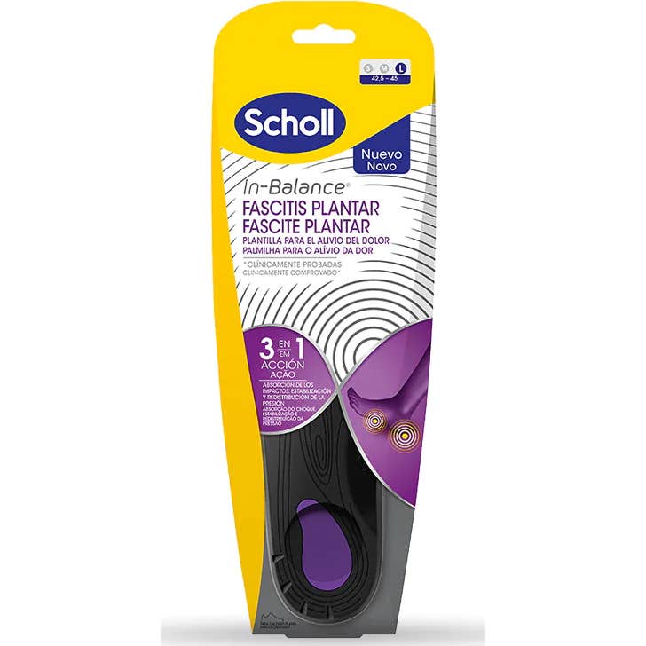 Scholl In-Balance Fascitis Plantar Talla L 1par