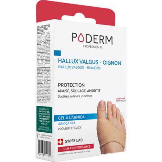 Poderm Gel Protección Hallux Valgus Árnica Talla Única 1ud