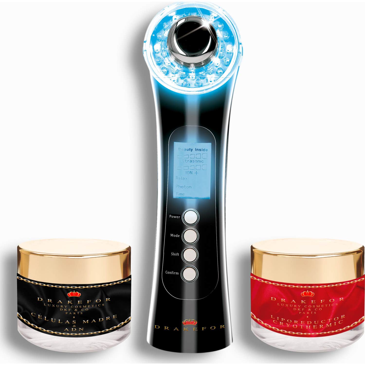 Drakefor Dkf-480 Black & Cosmetic Luxe Kit Rejuvenecedor Facial