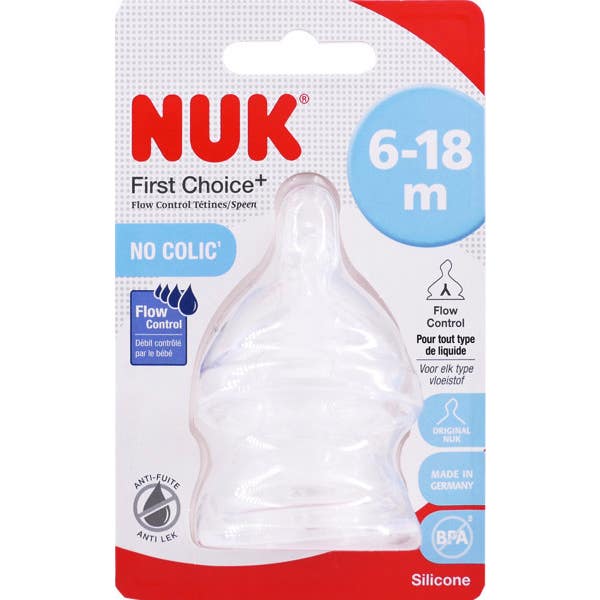 Nuk Tetinas First Choice 6-18 M 1 par