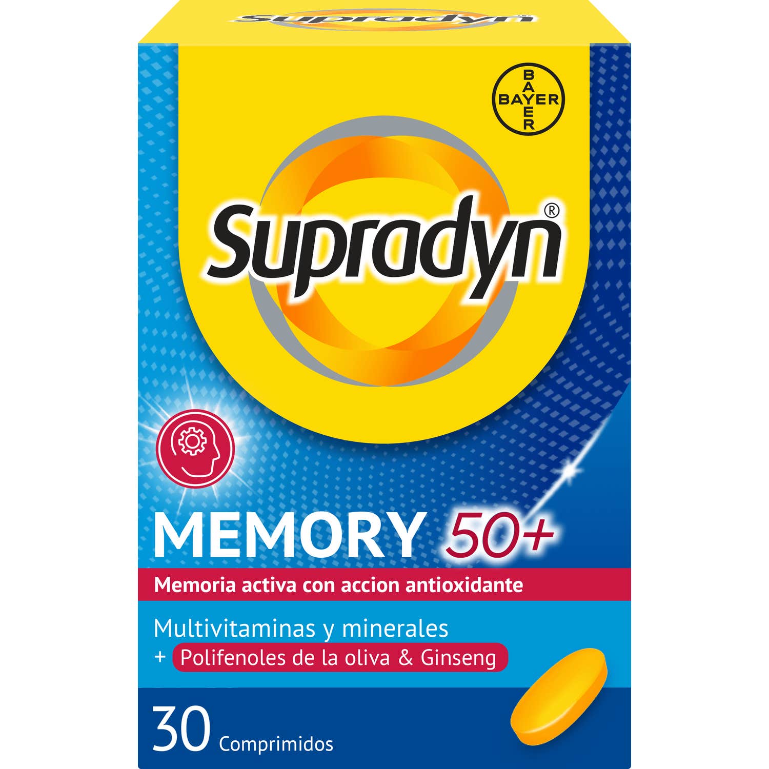Supradyn Memory 50+ 30comp