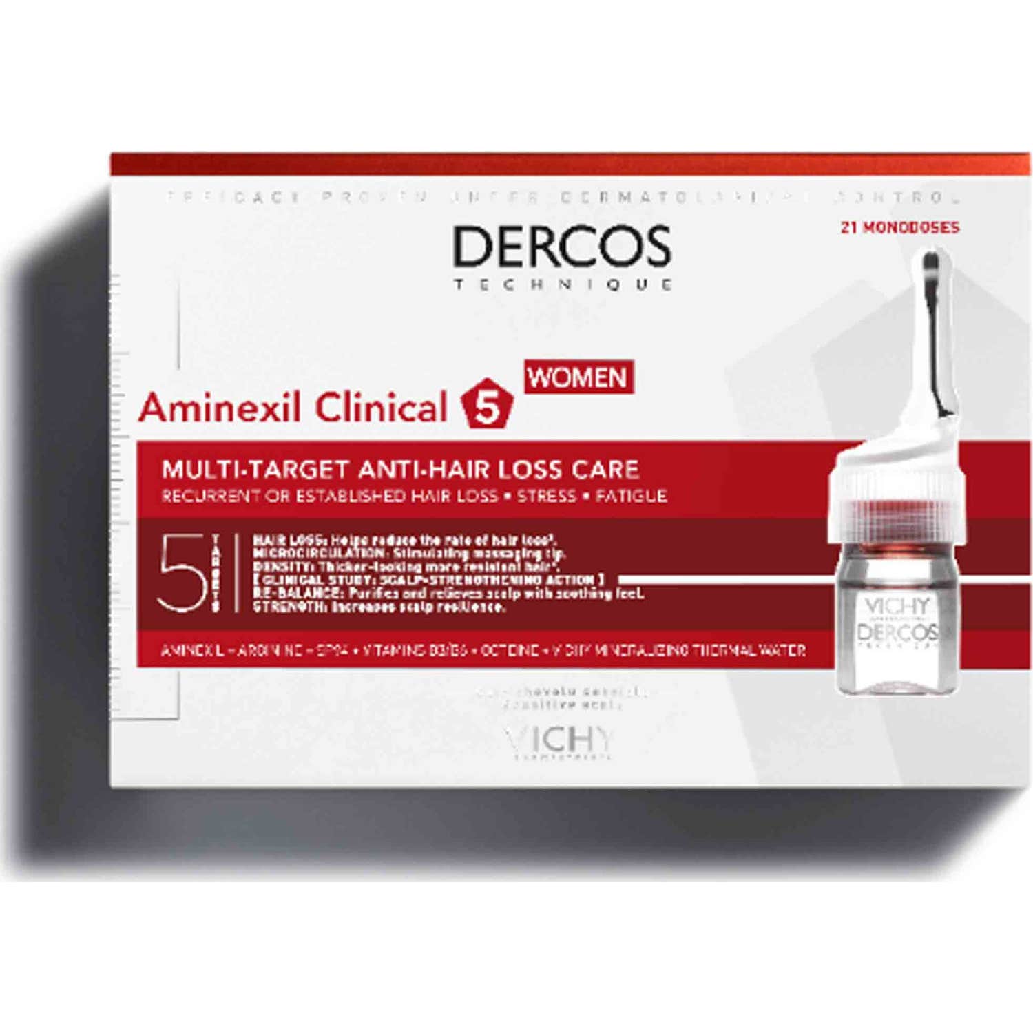 Vichy Dercos Technique Aminexil Clinical 5 Women 21x6ml