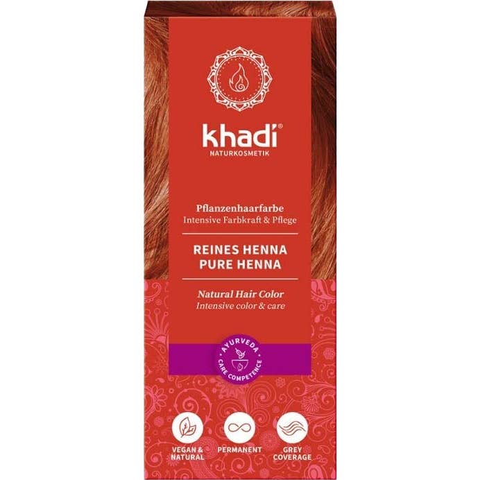 Khadi Henna Natural 100% Pura 100 g