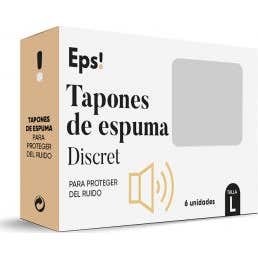 Deiters Eps! Tapones de Espuma Discret T.L 6 uds