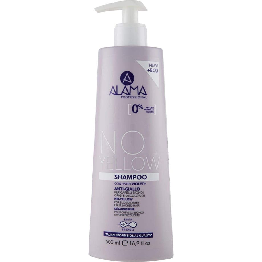 Alama No Yellow Shampoo Blond and Bleached Hair 500ml