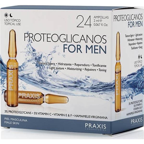 Praxis Proteoglicanos For Men 24 Ampollas