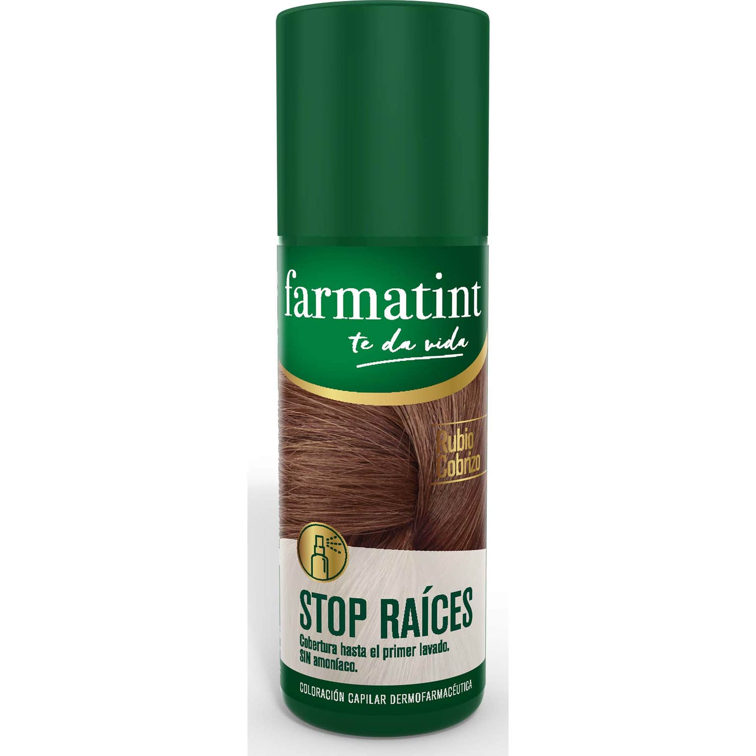 Farmatint Stop Raíces Rubio Cobrizo Spray 75ml