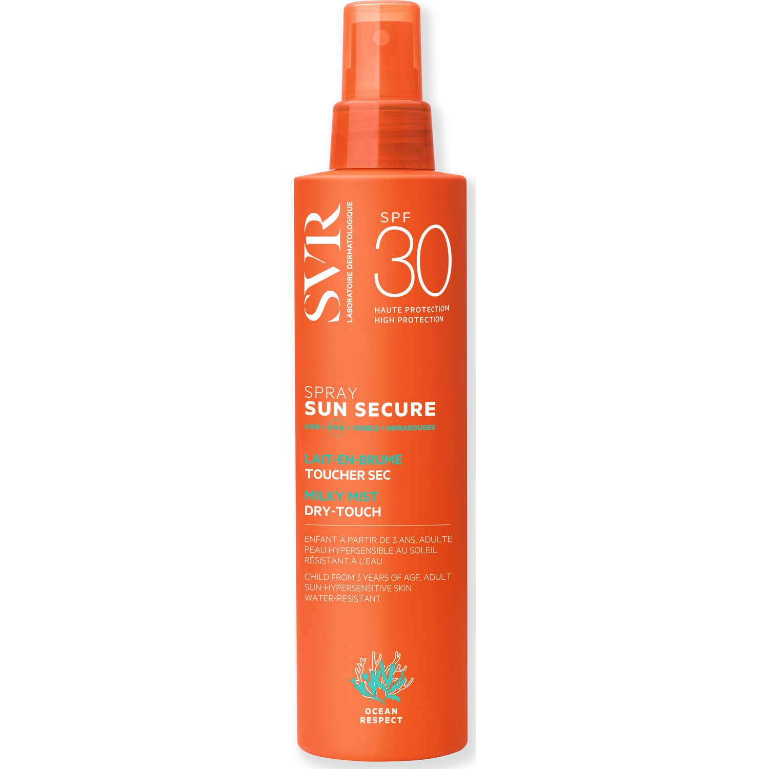 SVR Sun Secure Spray Protector Solar SPF30 200 ml