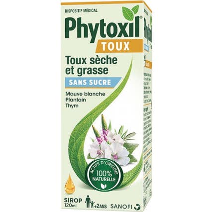 Sanofi Phytoxil Jarabe para la tos Sin azúcar 120ml