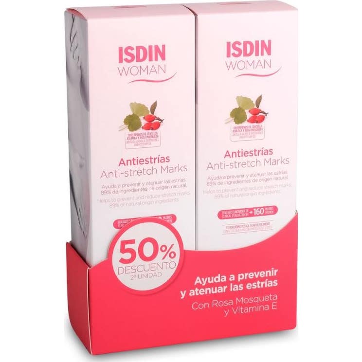 ISDIN Woman Crema Antiestrías 2x250ml