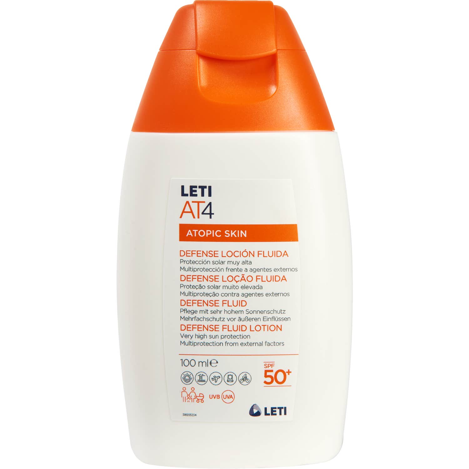 LetiAT4 Defense Loción Fluida SPF50+ 100ml