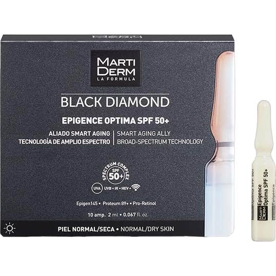 Martiderm® Black Diamond Epigence Optima SPF50+ 10 Ampollas