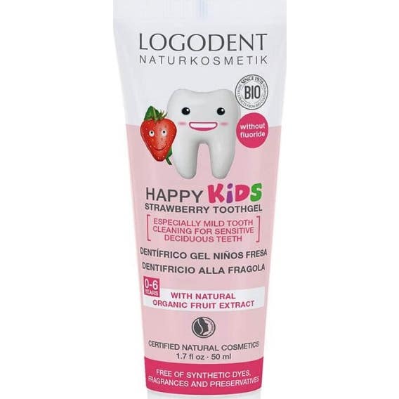 Logona Verde Dentífrico Niños Fresa Gel 50 Ml