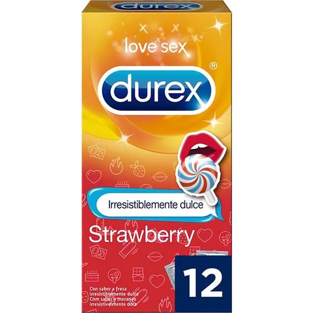 Durex Emoji Fresa 12uds