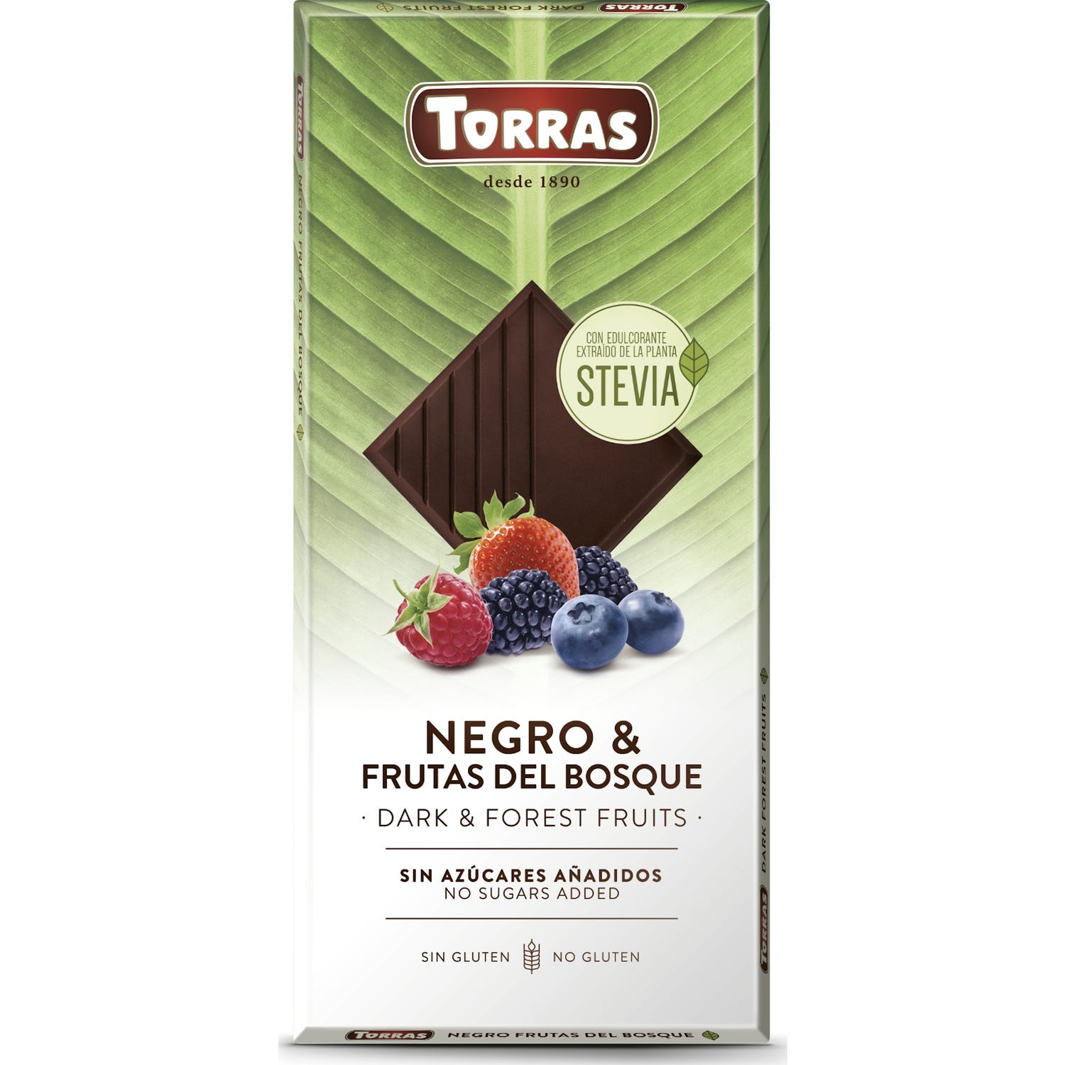 Torras Chocolate Nego Fruto Bosque Stevia