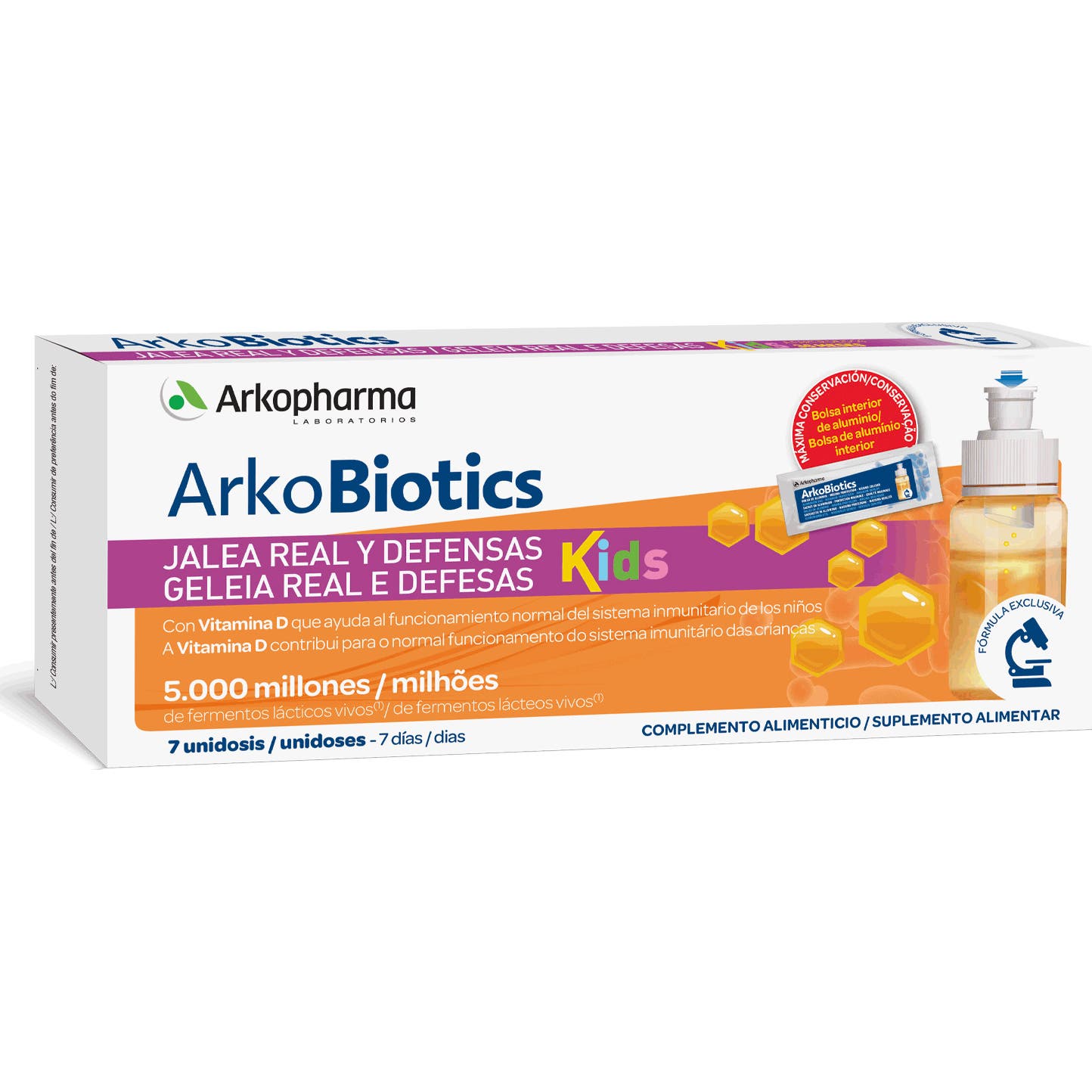 Arkopharma Arkobiotics Jalea Real y Defensas Niños 7unidosis