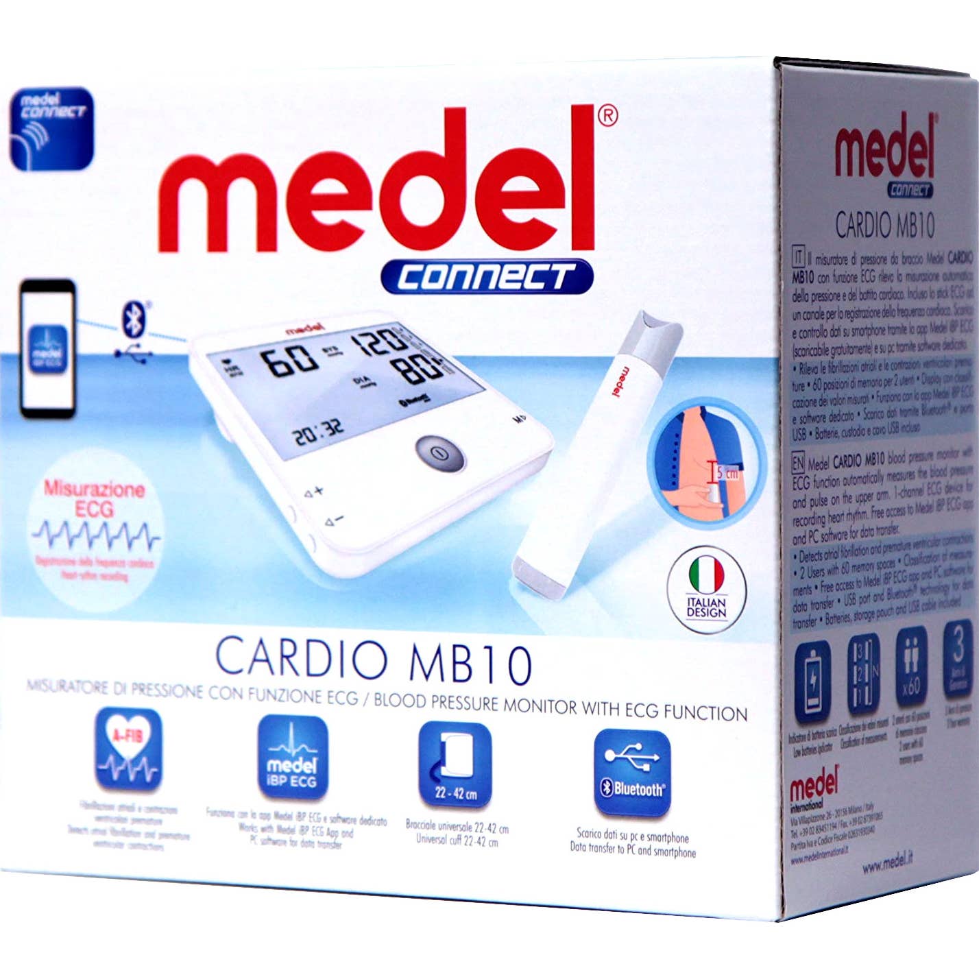 Medel Tensiómetro Connect Cardio MB10 1ud