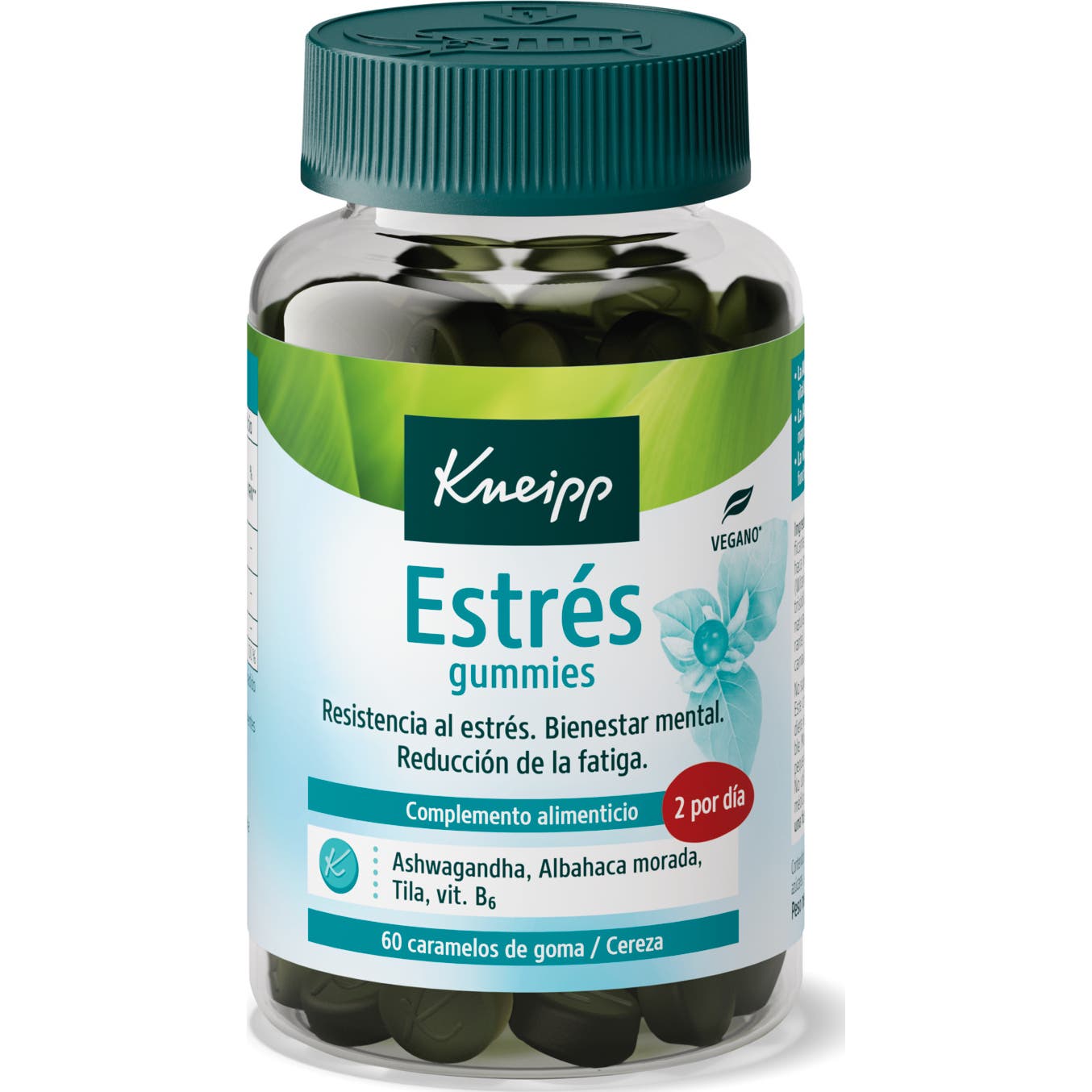 Kneipp Cereza Estres Sabor 60 Gummies 60 Ct - Imagen 2