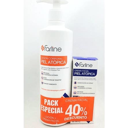 Farline Atopia Loción 500ml + Crema Facial 50ml