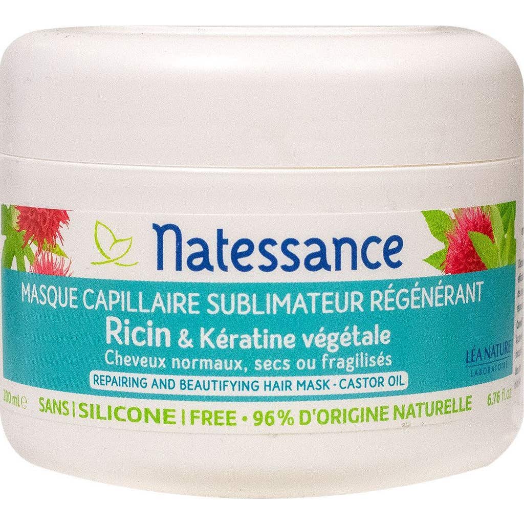 Natessance Mascarilla Capilar Ricino Keratina 200ml