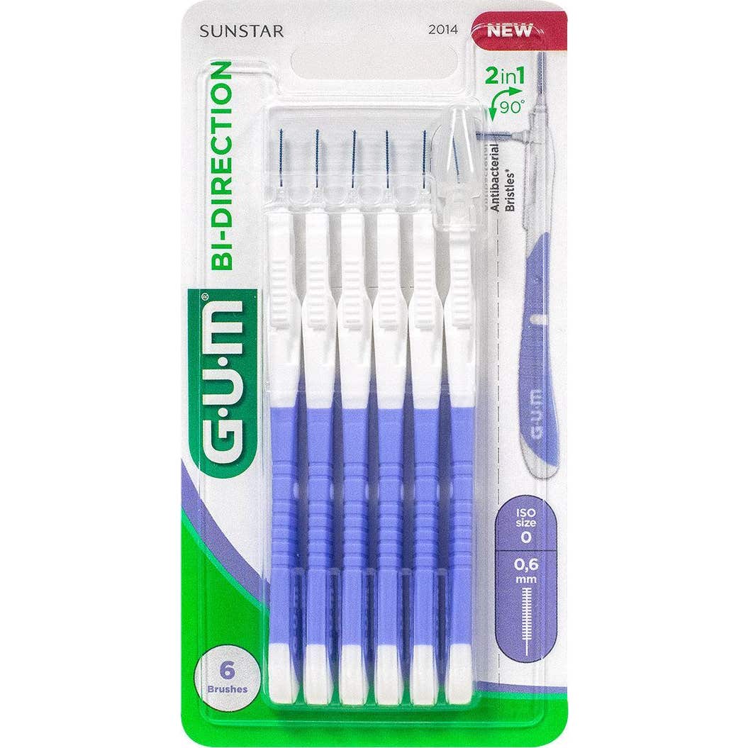 Gum Cepillo Interdental Bidireccional 6mm 6uds