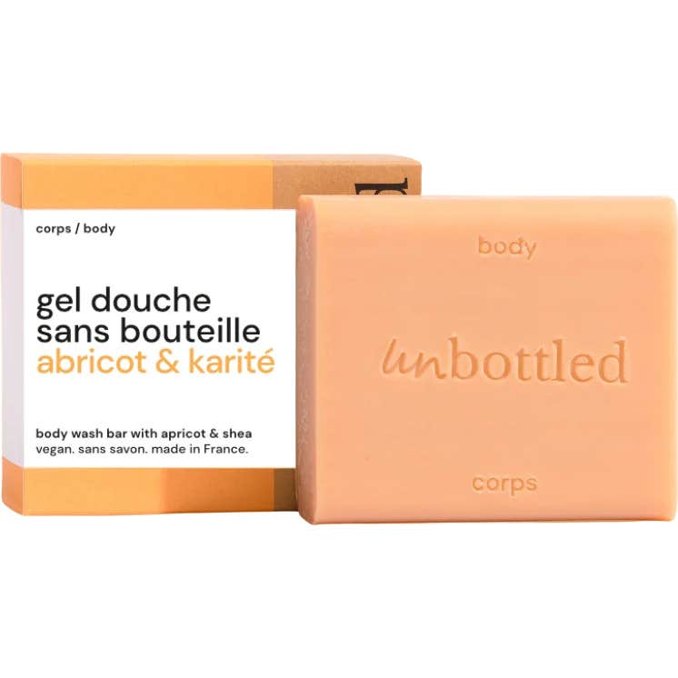 Unbottled Gel de Ducha Sin Botella Albaricoque & Karité 110g