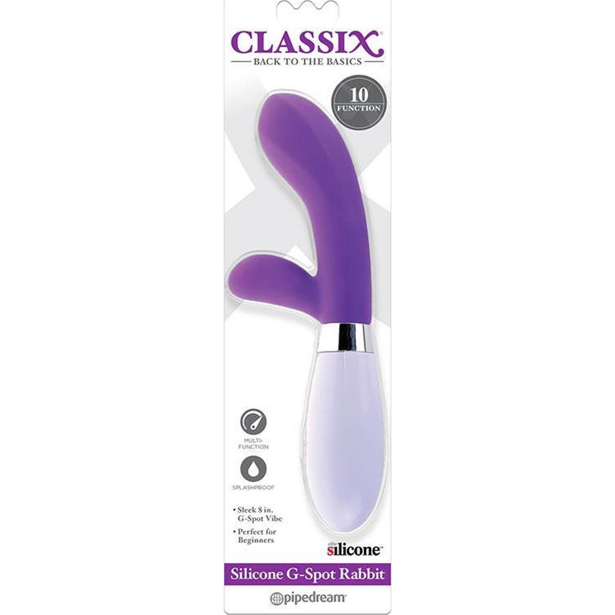 Vibrador G-Spot Rabbit Purpura CLASSIX