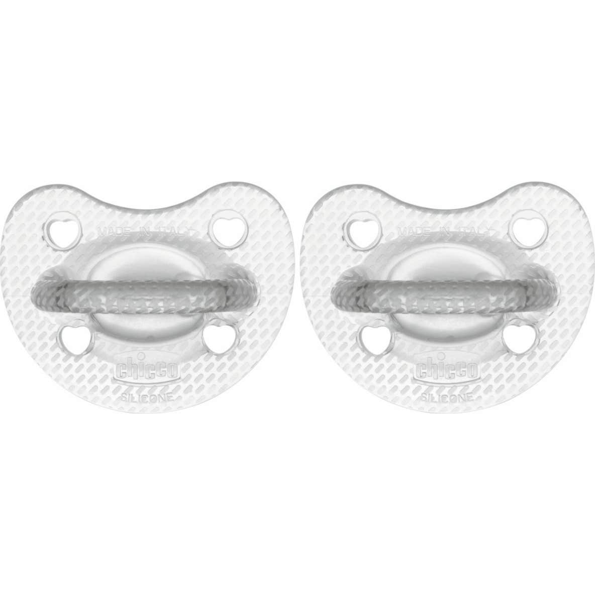 Chicco Physioforma Luxe Crystal Chupeta 6-16m Cinza 2 Unidades