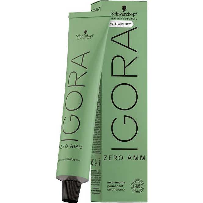 Igora Zero Amm Tinte Cabello 6-31 Rubio Oscuro Mate Ceniza 60 ml