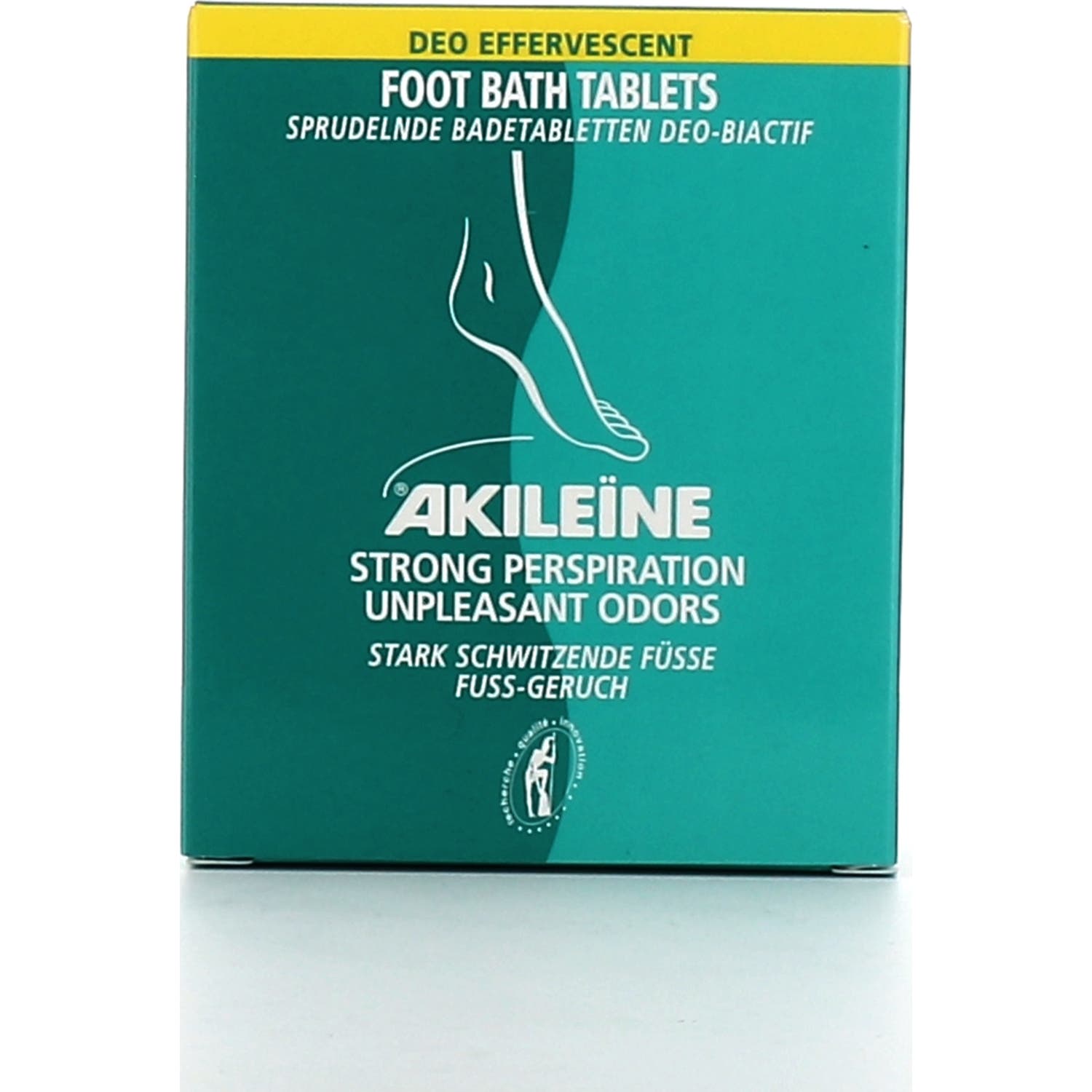 Akileïne® pastillas efervescentes desodorizantes antitranspirante 7x12g