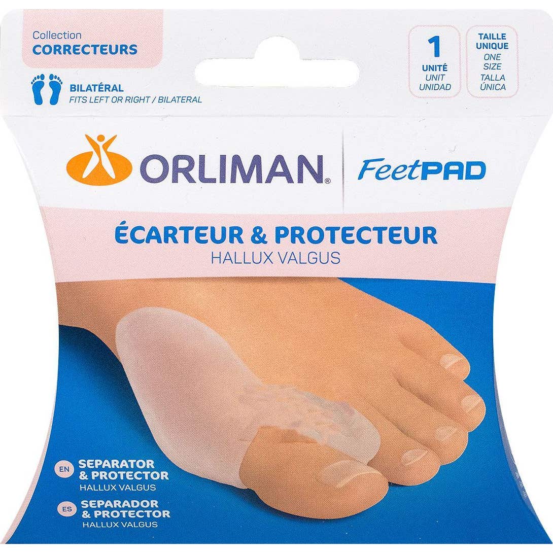 Orliman FeetPad Protector de pies Hallux Valgus Talla Única