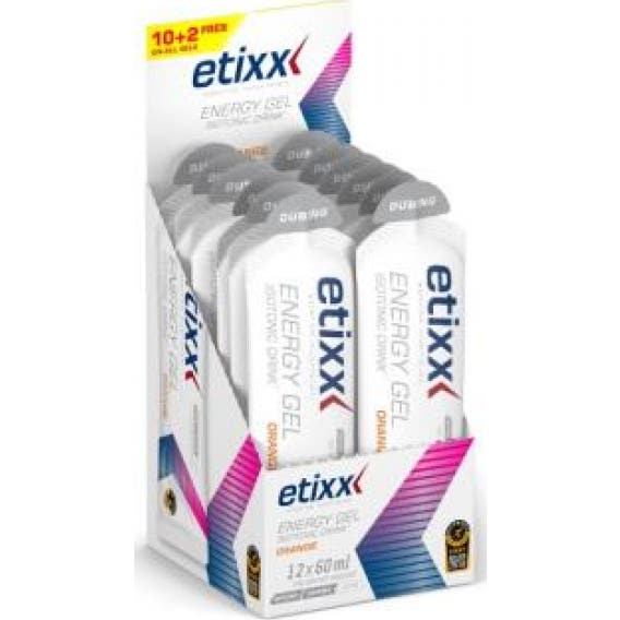 Etixx Naranja Energy Gel Bebida Isotónica 12 X60 Ml